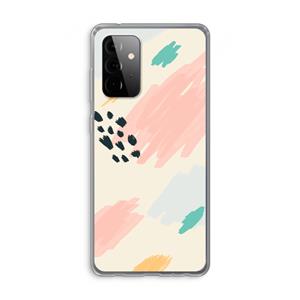 CaseCompany Sunday Chillings: Samsung Galaxy A72 Transparant Hoesje