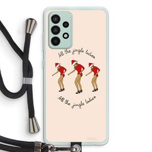 CaseCompany Jingle Ladies: Samsung Galaxy A52s 5G Transparant Hoesje met koord