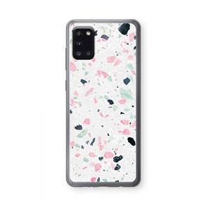 CaseCompany Terrazzo N°3: Samsung Galaxy A31 Transparant Hoesje