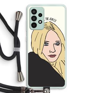 CaseCompany Ashley: Samsung Galaxy A52s 5G Transparant Hoesje met koord