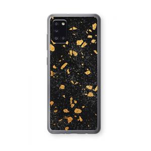CaseCompany Terrazzo N°7: Samsung Galaxy A31 Transparant Hoesje