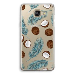 CaseCompany Kokosnoot roze: Samsung Galaxy A5 (2016) Transparant Hoesje