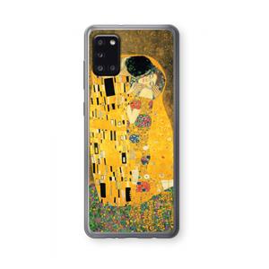 CaseCompany Der Kuss: Samsung Galaxy A31 Transparant Hoesje