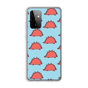 CaseCompany Dinosawrr: Samsung Galaxy A72 Transparant Hoesje