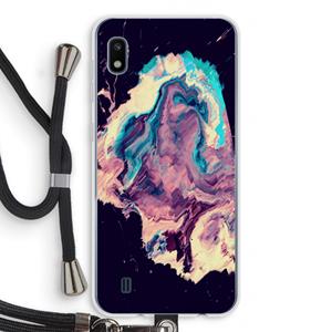 CaseCompany Cosmic Silence: Samsung Galaxy A10 Transparant Hoesje met koord