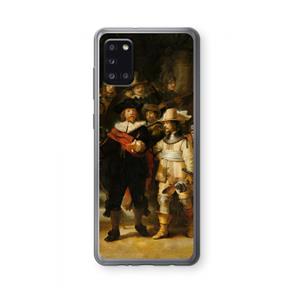 CaseCompany De Nachtwacht: Samsung Galaxy A31 Transparant Hoesje