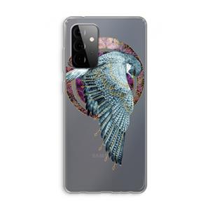 CaseCompany Golden Falcon: Samsung Galaxy A72 Transparant Hoesje