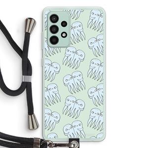 CaseCompany Octopussen: Samsung Galaxy A52s 5G Transparant Hoesje met koord