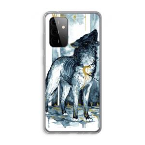 CaseCompany Bleeding Soul: Samsung Galaxy A72 Transparant Hoesje