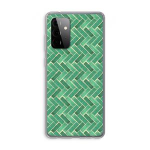 CaseCompany Moroccan tiles 2: Samsung Galaxy A72 Transparant Hoesje