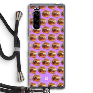 CaseCompany Giants: Sony Xperia 5 Transparant Hoesje met koord