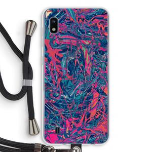 CaseCompany Sleeping Dreams: Samsung Galaxy A10 Transparant Hoesje met koord