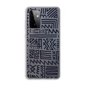 CaseCompany Marrakech print: Samsung Galaxy A72 Transparant Hoesje