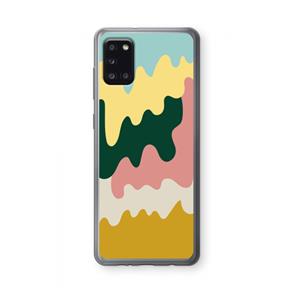 CaseCompany Baar B: Samsung Galaxy A31 Transparant Hoesje