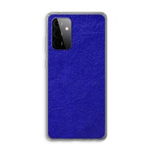 CaseCompany Majorelle Blue: Samsung Galaxy A72 Transparant Hoesje