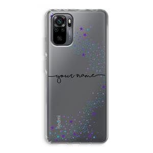 CaseCompany Sterren: Xiaomi Redmi Note 10 Pro Transparant Hoesje