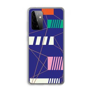 CaseCompany Gestalte 5: Samsung Galaxy A72 Transparant Hoesje