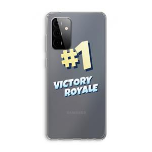 CaseCompany Victory Royale: Samsung Galaxy A72 Transparant Hoesje
