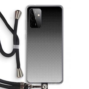 CaseCompany Musketon Halftone: Samsung Galaxy A72 5G Transparant Hoesje met koord