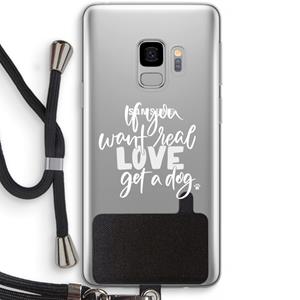 CaseCompany Partner in crime: Samsung Galaxy S9 Transparant Hoesje met koord