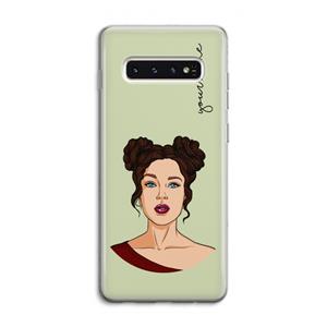 CaseCompany Pop-Art Creator: Samsung Galaxy S10 4G Transparant Hoesje