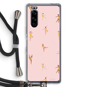 CaseCompany Dans #2: Sony Xperia 5 Transparant Hoesje met koord