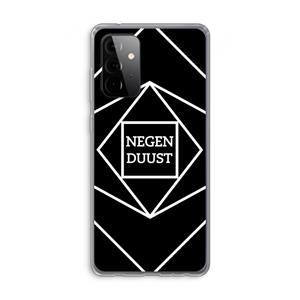 CaseCompany Negenduust geometrisch: Samsung Galaxy A72 Transparant Hoesje