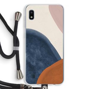 CaseCompany Geo #1: Samsung Galaxy A10 Transparant Hoesje met koord