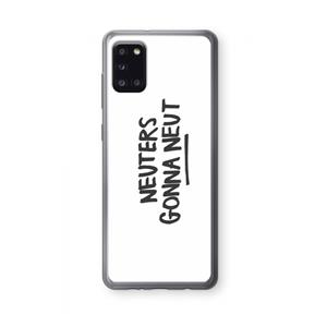 CaseCompany Neuters: Samsung Galaxy A31 Transparant Hoesje