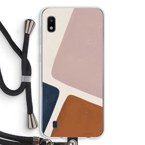 CaseCompany Geo #2: Samsung Galaxy A10 Transparant Hoesje met koord