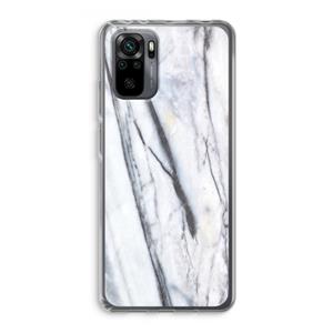 CaseCompany Gestreepte marmer: Xiaomi Redmi Note 10 Pro Transparant Hoesje