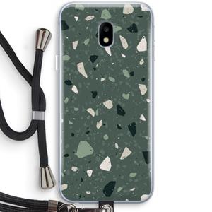 CaseCompany Terrazzo N°19: Samsung Galaxy J3 (2017) Transparant Hoesje met koord