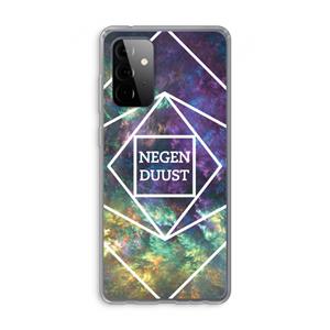 CaseCompany Negenduust ruimte: Samsung Galaxy A72 Transparant Hoesje