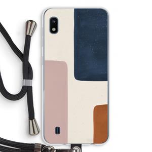 CaseCompany Geo #5: Samsung Galaxy A10 Transparant Hoesje met koord
