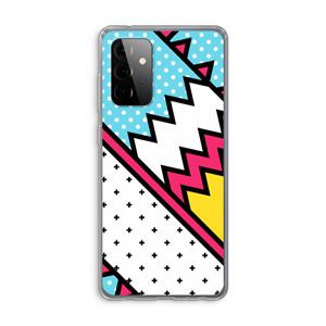 CaseCompany Pop Art #2: Samsung Galaxy A72 Transparant Hoesje