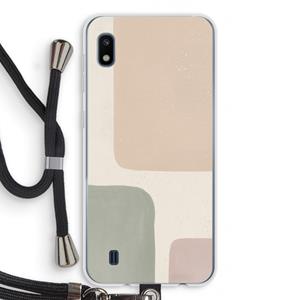 CaseCompany Geo #7: Samsung Galaxy A10 Transparant Hoesje met koord