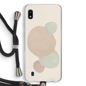 CaseCompany Geo #9: Samsung Galaxy A10 Transparant Hoesje met koord