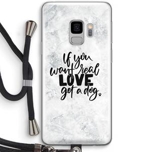 CaseCompany Partner in crime: Samsung Galaxy S9 Transparant Hoesje met koord