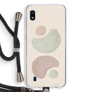 CaseCompany Geo #10: Samsung Galaxy A10 Transparant Hoesje met koord