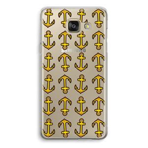 CaseCompany Musketon Anchor: Samsung Galaxy A5 (2016) Transparant Hoesje