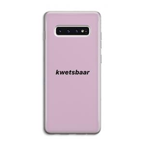 CaseCompany kwetsbaar: Samsung Galaxy S10 4G Transparant Hoesje
