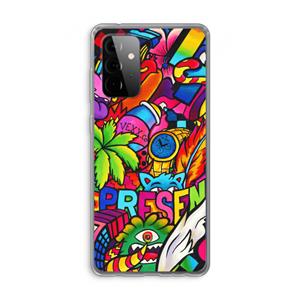 CaseCompany Represent: Samsung Galaxy A72 Transparant Hoesje