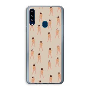 CaseCompany You're so golden: Samsung Galaxy A20s Transparant Hoesje