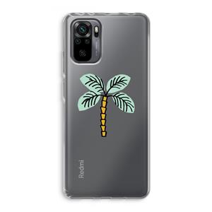 CaseCompany Palmboom: Xiaomi Redmi Note 10 Pro Transparant Hoesje