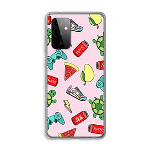 CaseCompany Things Jamie Loves: Samsung Galaxy A72 Transparant Hoesje