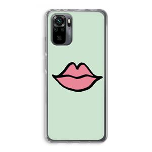 CaseCompany Kusje: Xiaomi Redmi Note 10 Pro Transparant Hoesje