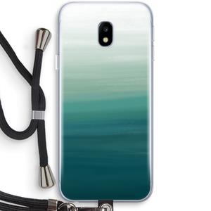 CaseCompany Ocean: Samsung Galaxy J3 (2017) Transparant Hoesje met koord