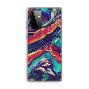 CaseCompany Chameleon Sun: Samsung Galaxy A72 Transparant Hoesje