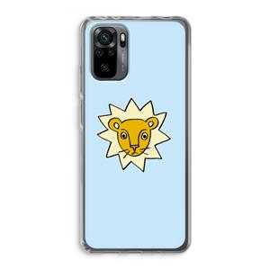 CaseCompany Kleine leeuw: Xiaomi Redmi Note 10 Pro Transparant Hoesje