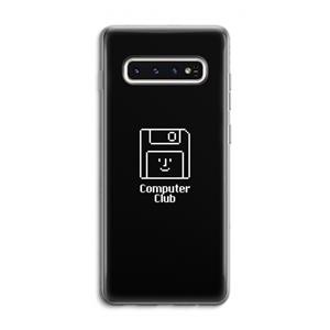 CaseCompany Hello: Samsung Galaxy S10 4G Transparant Hoesje